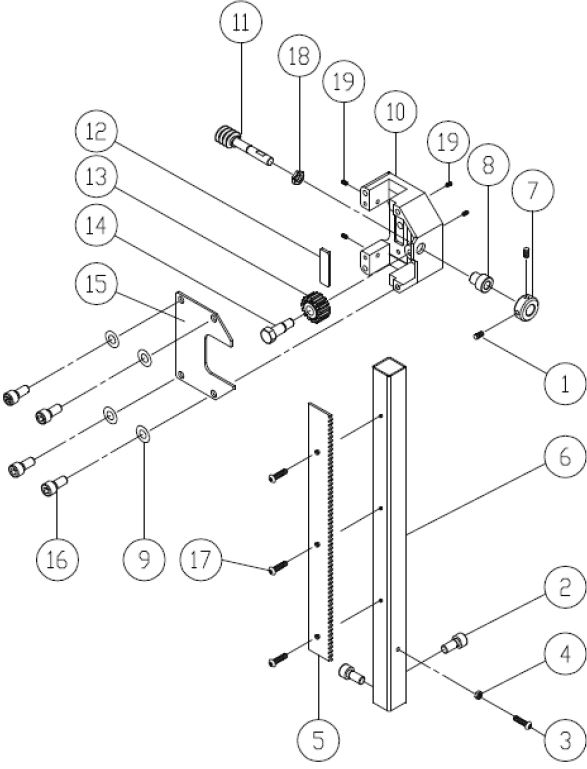 Holzbandsäge Proton HBS-480-2T, 1.5 kW, 400 V, Bandrad ø 480 mm