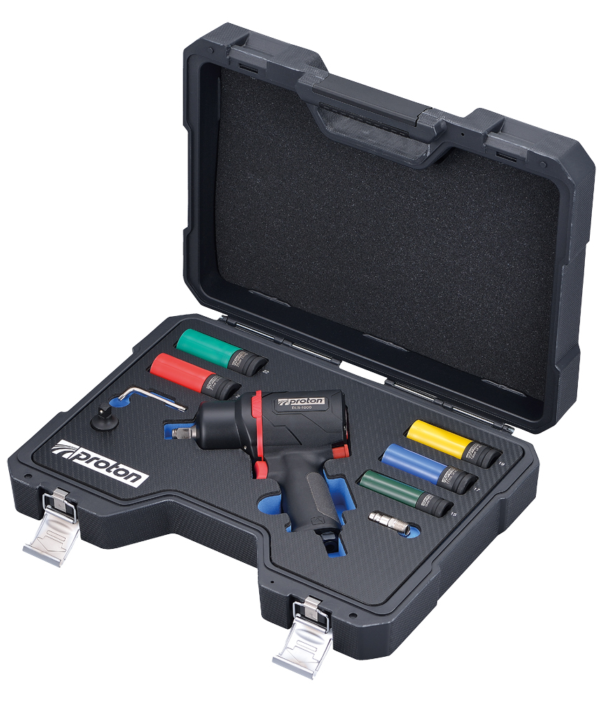 Druckluft-Schlagschrauber-Set Proton DLS-1000 Set,