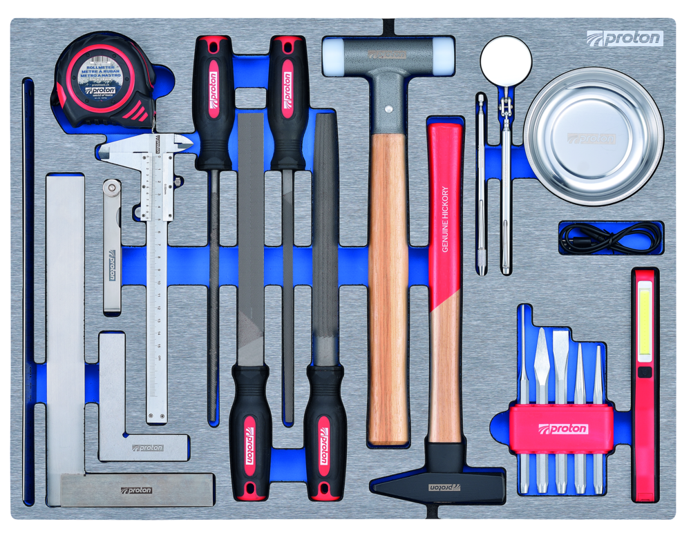 Werkzeugwagen Proton TT-202PB mit 7 Schubladen, 325-teilig mit PB-Schraubenzieher