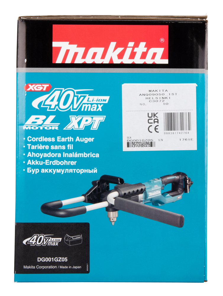 Akku-Erdbohrer XGT, Makita DG001GZ05