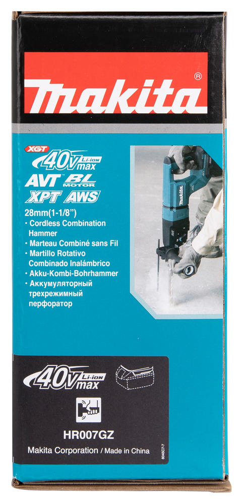 Akku-Bohrhammer 3 Funktionen XGT, Makita HR007GZ