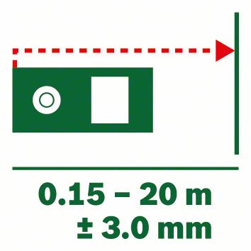 Digitaler Laser-Entfernungsmesser Zamo Set Bosch