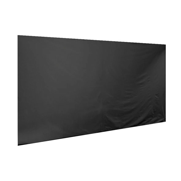 Seitenwand geschlossen, 4.5m, schwarz