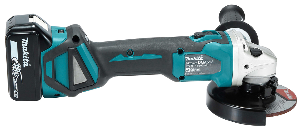 Akku-Winkelschleifer LXT, Makita DGA513ZJ