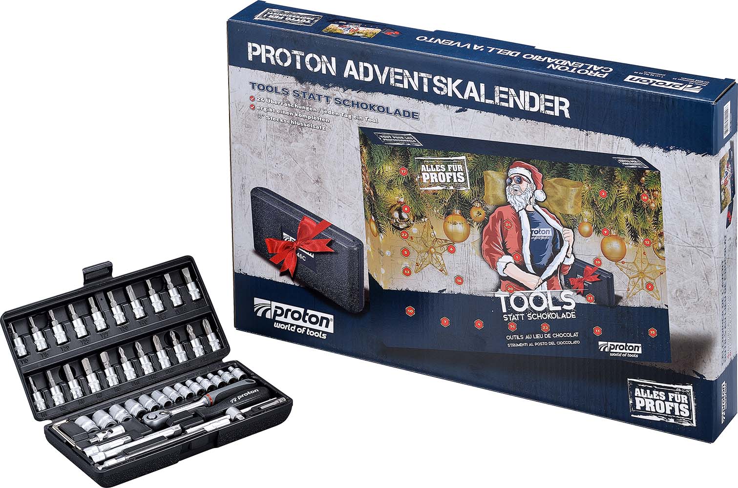 Adventskalender Proton P-46C  1/4", 46-teilig,