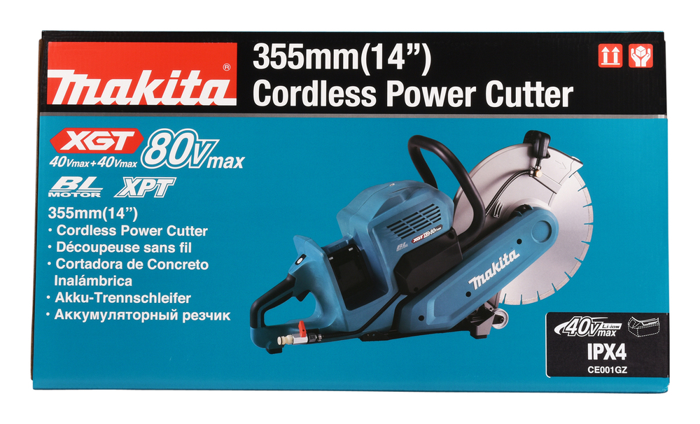 Akku-Trennschleifer XGT 2x40V=80Vmax, Makita CE001GZ