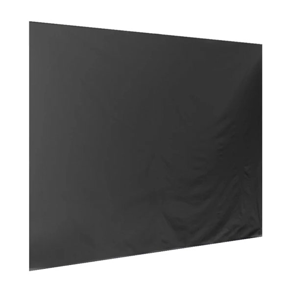 Seitenwand geschlossen, 3m, schwarz