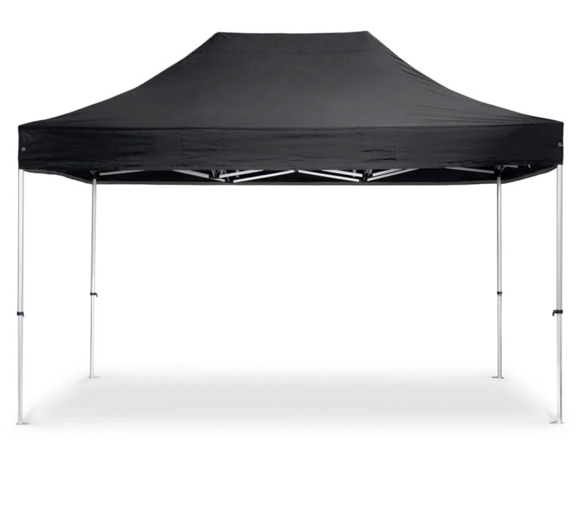 Profi Faltpavillon 3 x 4.5m, schwarz