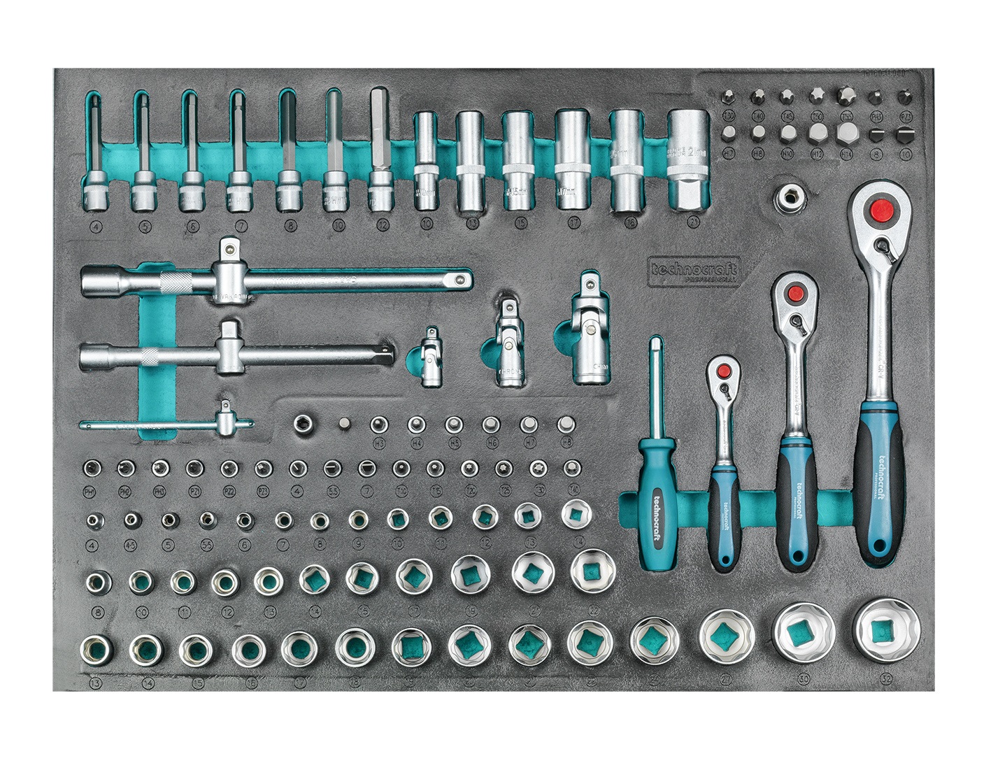 Werkstattwagen TECHNOCRAFT Swiss Team 297" 297-teiliges Werkzeug-Set