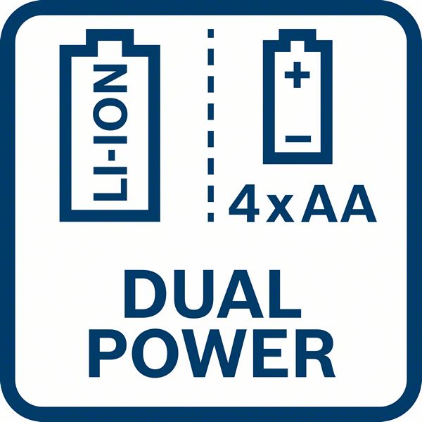 Linienlaser GLL 3-80 C, mit 4 x 1,5-V-LR6-(AA)-Batterien, Akku-Adapter Bosch