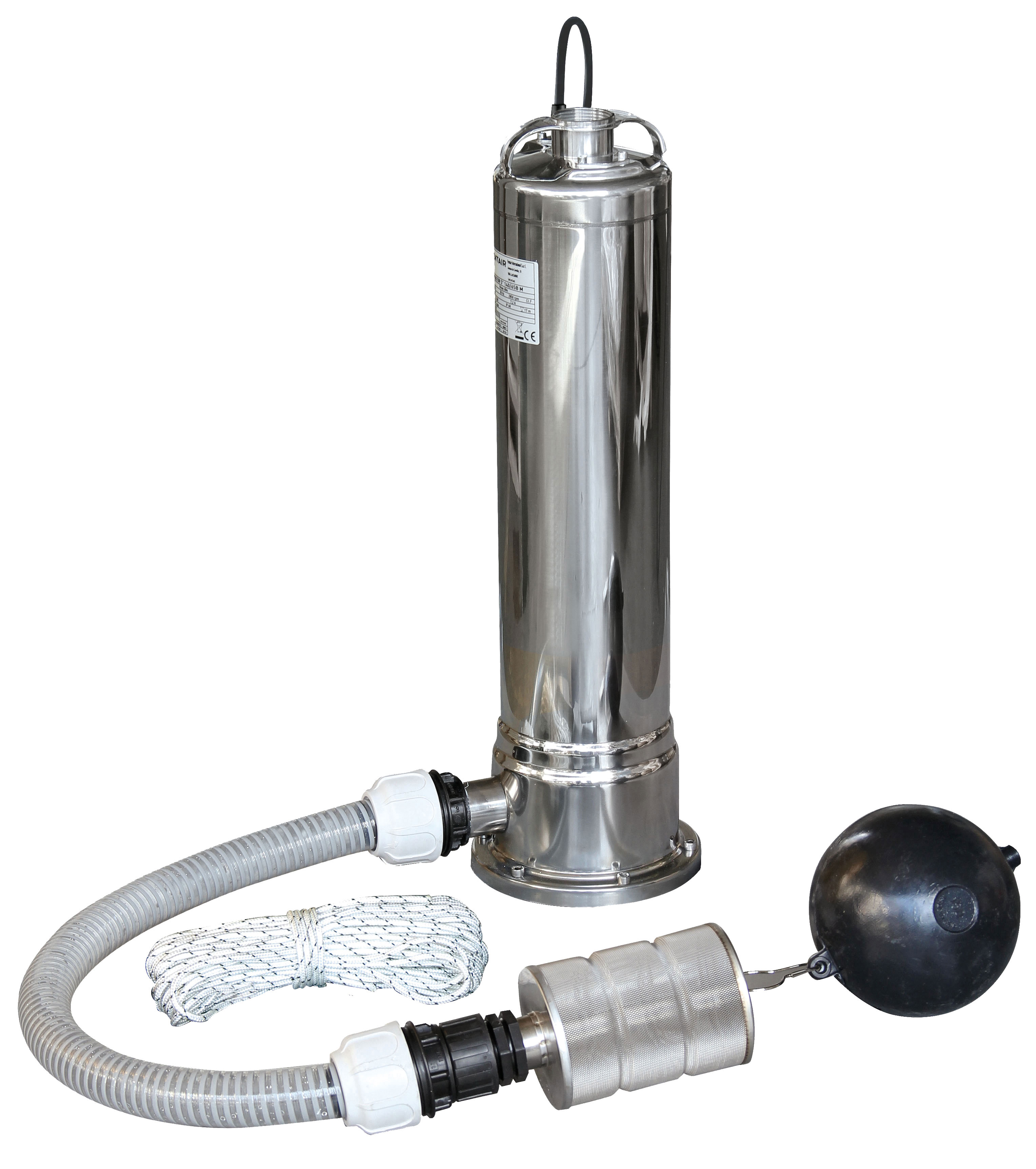 Tiefbrunnenpumpe Dominator 5 140/65B M RW Pack, mit Schwimmfilter - 100% INOX