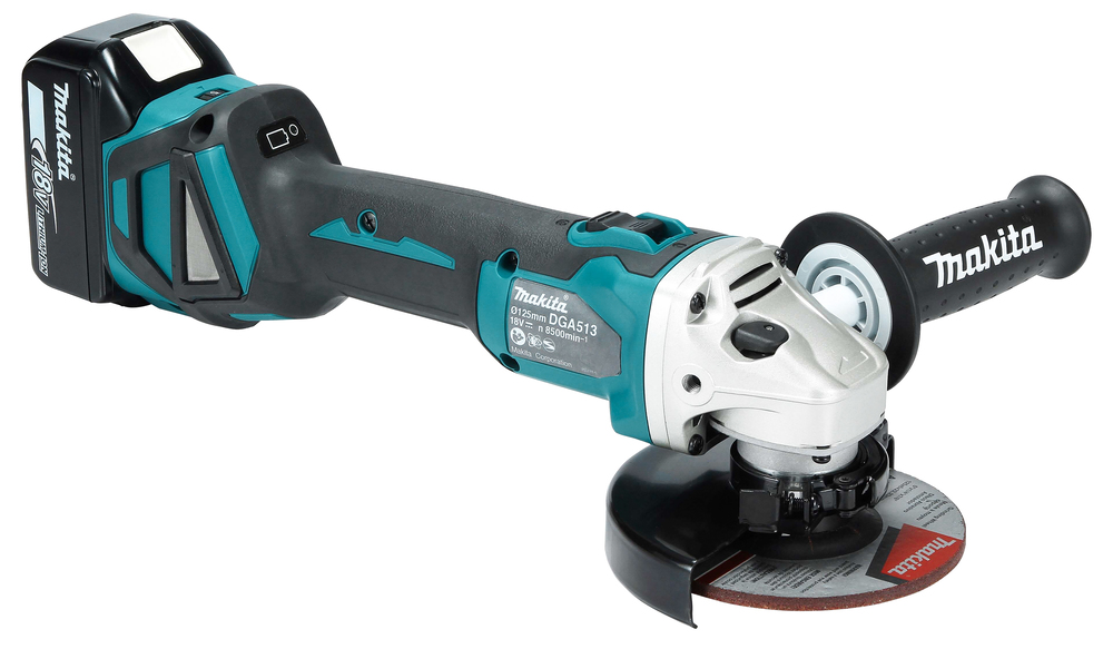 Akku-Winkelschleifer LXT, Makita DGA513RTJ