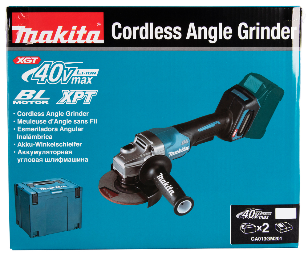 Akku-Winkelschleifer XGT, Makita GA013GM201