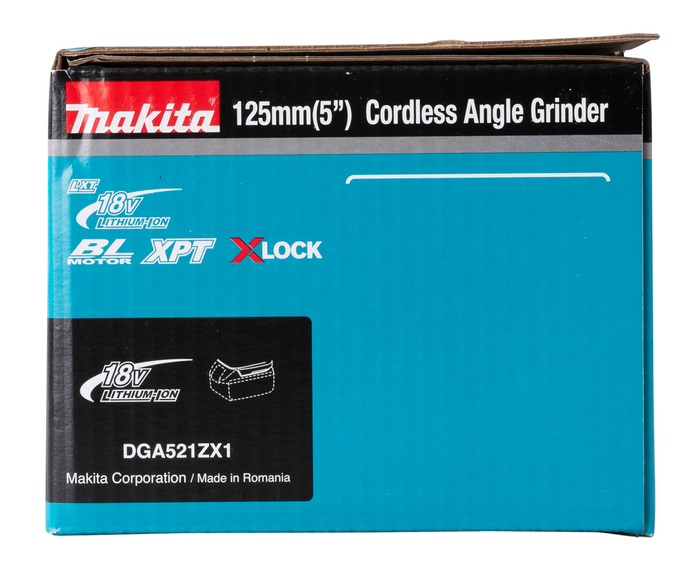 Akku-Winkelschleifer LXT, Makita DGA521ZX1