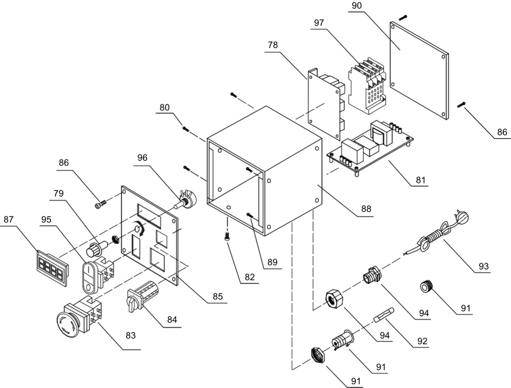 Bohrfräsmaschine Proton BF-20VM mit Standfuss