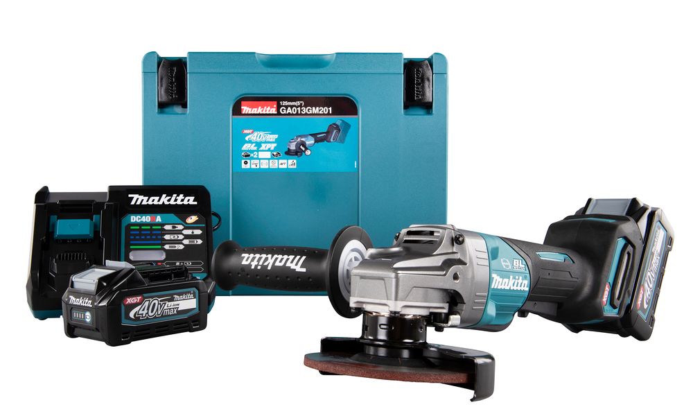 Akku-Winkelschleifer XGT, Makita GA013GM201