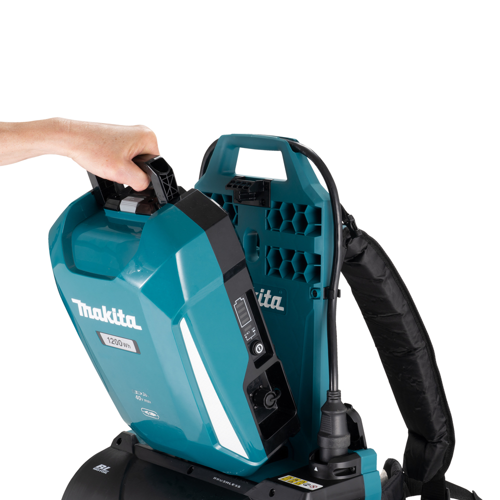 Akku-Rucksackgebläse 36V mit Verbindungsstecker, Makita UB002CZ