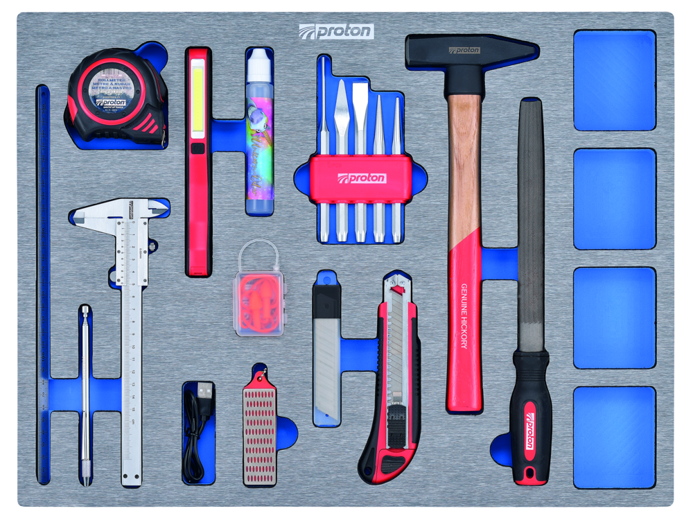 Werkzeugwagen Proton TT-202PB mit 7 Schubladen, 202-teilig mit PB-Schraubenzieher