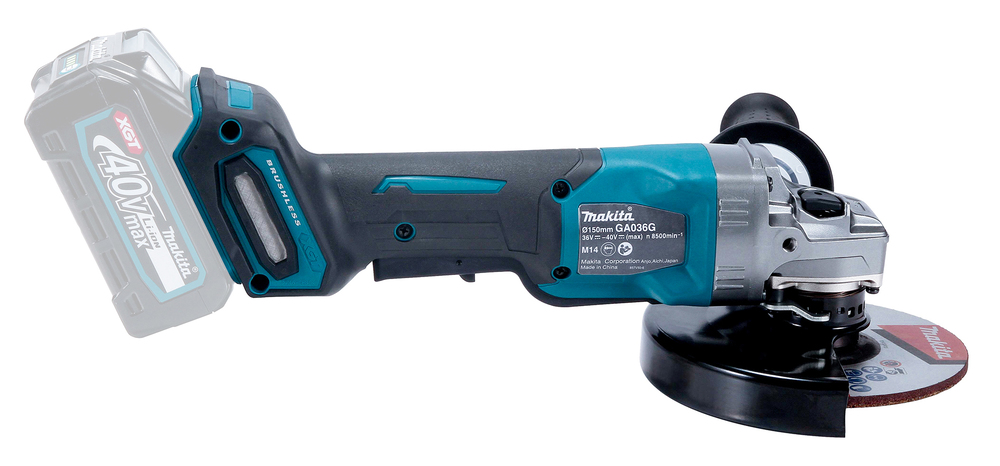 Akku-Winkelschleifer XGT, Makita GA036GZ