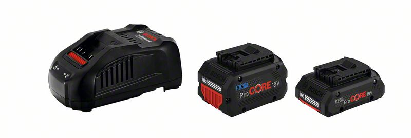 Starter-Set 1 x ProCORE18V 4.0Ah + 1 x ProCORE18V 5.5Ah + GAL 1880 CV Bosch